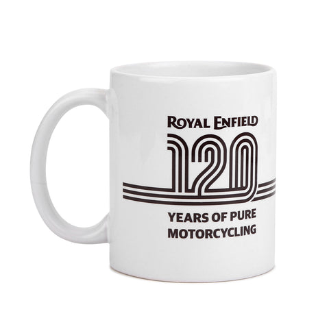 Royal Enfield - 120 Years Ceramic Mug White - RLCMGO210030