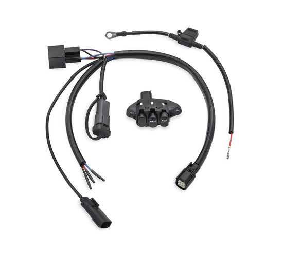 Harley Davidson 71400129 Auxiliary Power Switch Kit - Fairing Mount KIT,SW/RLY,AUXILIARY POWER,FAI