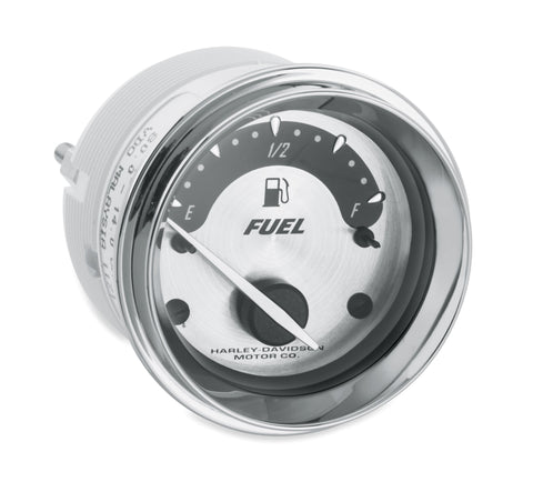 Harley Davidson 75113-04A Fuel Gauge - Spun Aluminum Face GAUGE,FUEL,X