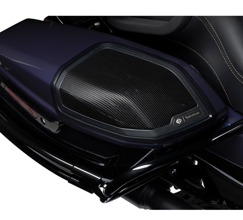 Harley-Davidson Audio Powered By Rockford Fosgate Stage II Saddlebag Speakers with Lid Cut-In System