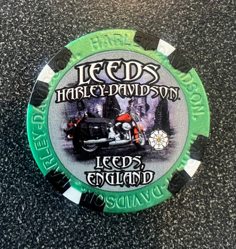 Leeds Harley-Davidson® Custom Poker Chip