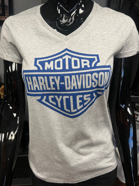Original Leeds Harley-Davidson® Händler-T-Shirt ‚B&amp;S ON GREY‘ 40291573