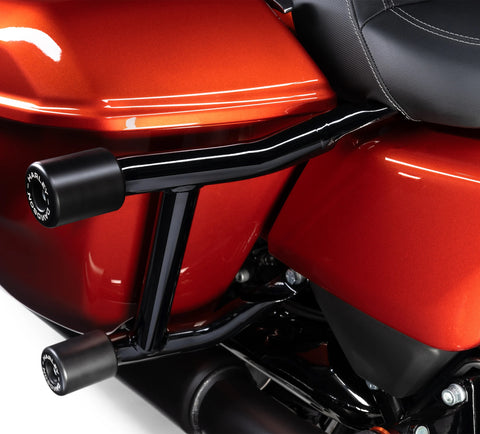 Harley Davidson 90202657 Satteltaschen-Überschlagbügel-Set, S-BAG, GUARD, SCHWARZ