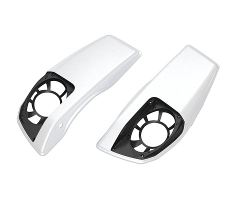 Harley-Davidson 90202793EYO colour Matched Saddlebag Speaker Lids White Onyx Left & Right