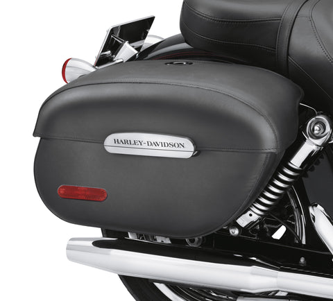 Harley Davidson 91615-09A Rigid Locking Leather Saddlebags KIT-SBAG,RIGID BODY,DYNA