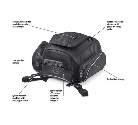 Original Harley-Davidson Onyx Premium Gepäckhecktasche 93300106