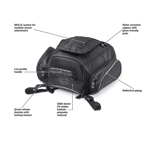 Original Harley-Davidson Onyx Premium Gepäckhecktasche 93300106