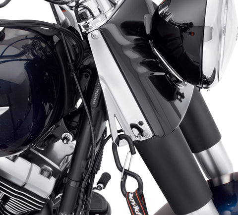 Harley Davidson 93500006 Chrom-Zurrhalterungen, Zurrhalterungs-Kit, Softail/