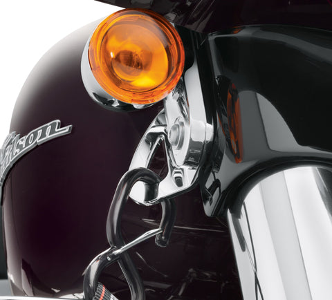 Harley Davidson 93500011 Chrom-Zurrhalterungs-Kit, TIE DN STRP, CHRM