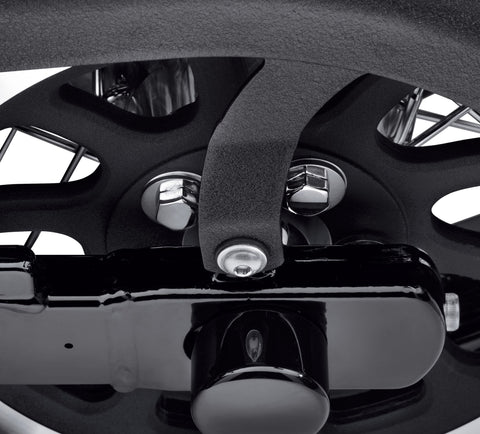 Harley Davidson 94773-00A Chrom-Kettenrad-Hardware mit Sechskantkopf, Chrom-Hardware für Antriebskettenrad