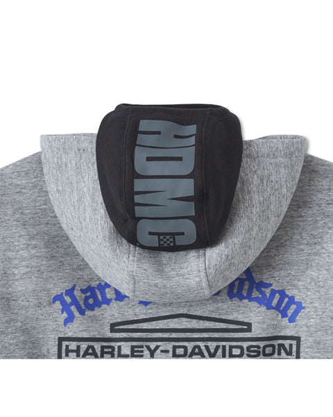 Harley-Davidson® Roaring Balaclava Hoodie - Grey Heather 96003-25VM