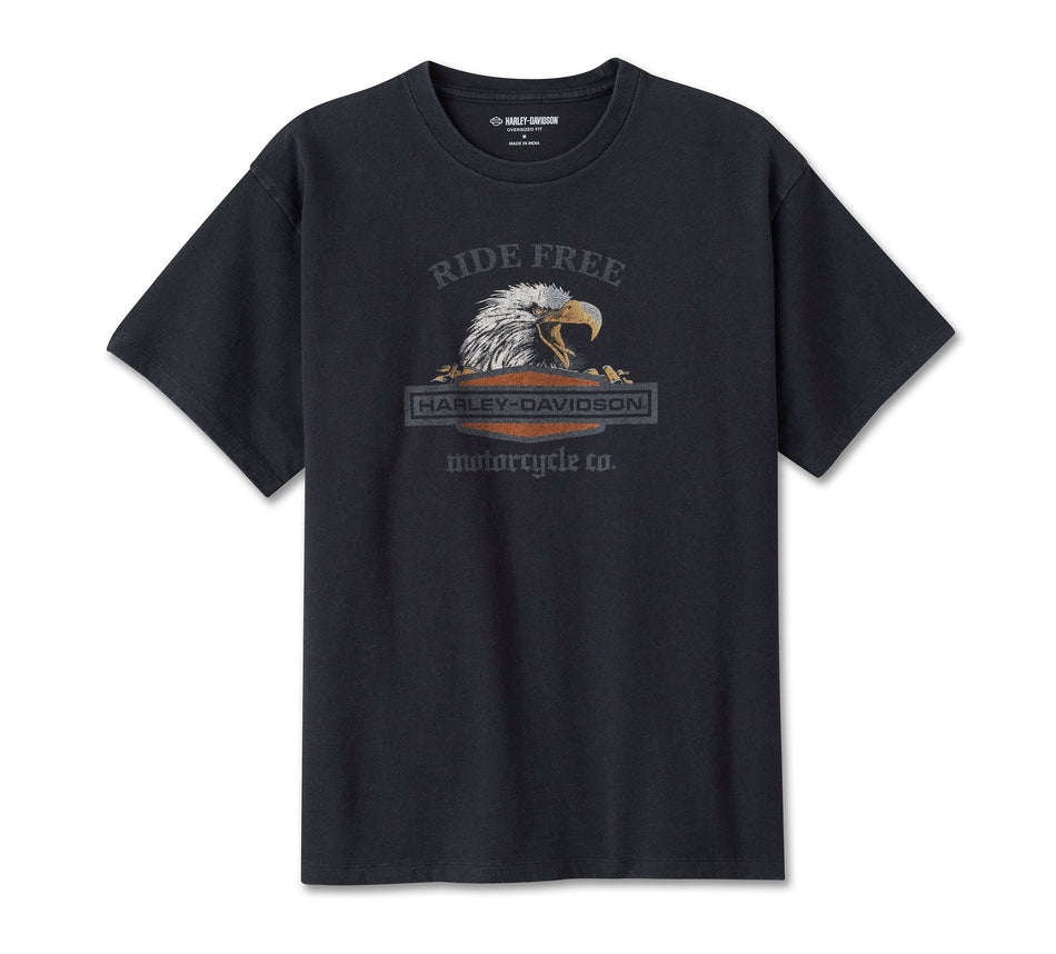 Original Harley-Davidson® Damen-T-Shirt „Ride Free Eagle“ (Oversize) 96072-25VW