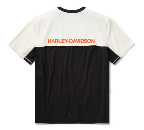 96286-26VM Harley-Davidson Tee-Knit Black/Off White