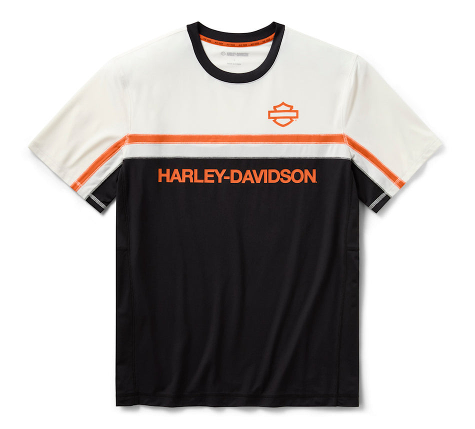 96286-26VM Harley-Davidson Tee-Knit Black/Off White