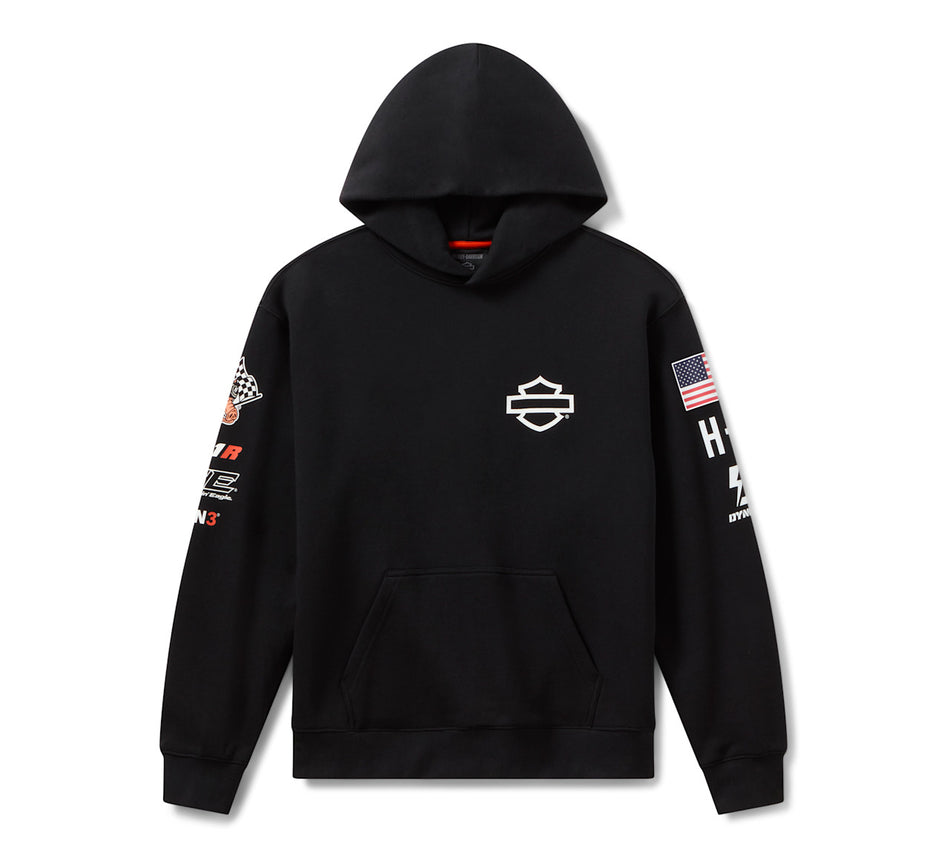 Harley-Davidson Factory Racing Fan-Hoodie – Harley Schwarz 96369-26VX 
