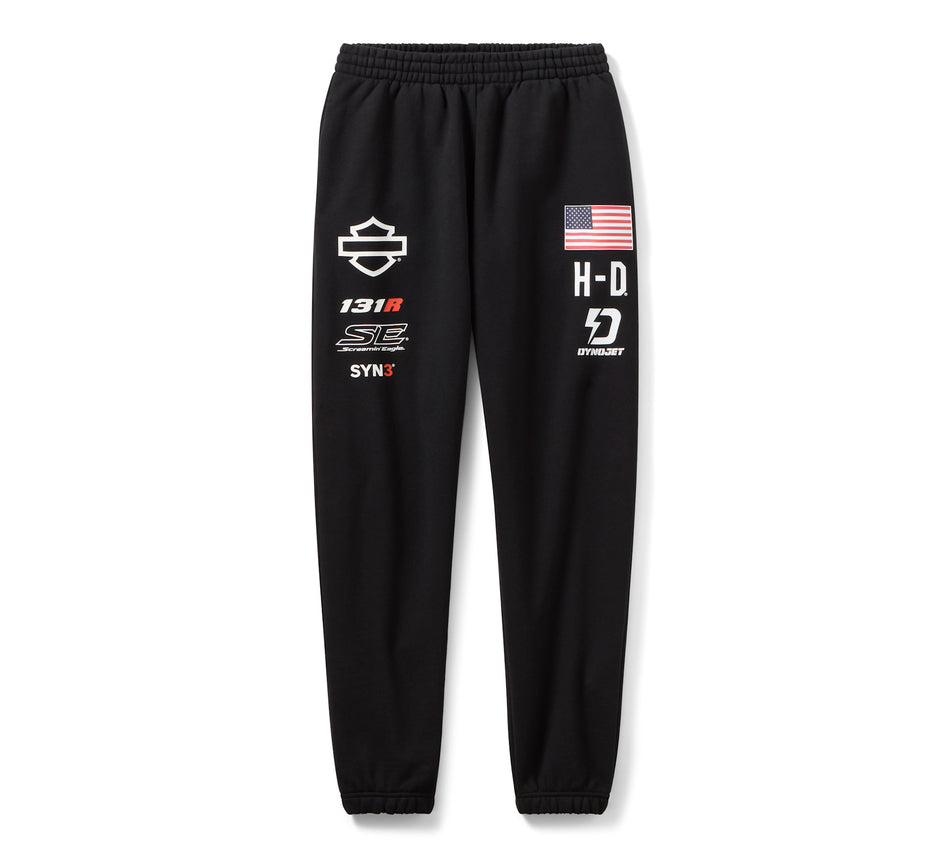 Harley-Davidson Factory Racing Fanwear Jogginghose – Harley Schwarz 96373-26VX 