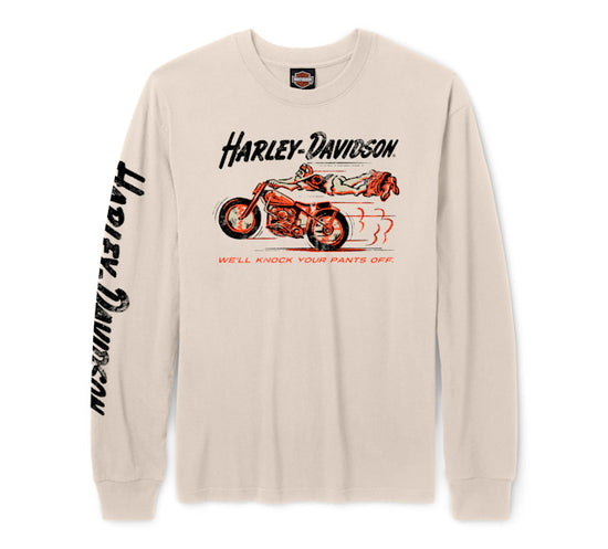 Harley-Davidson Herren-Langarmshirt „HD Knock Your Pants Off“ 96388-26VM