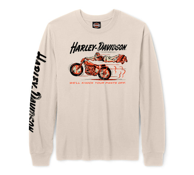 Harley-Davidson Herren-Langarmshirt „HD Knock Your Pants Off“ 96388-26VM