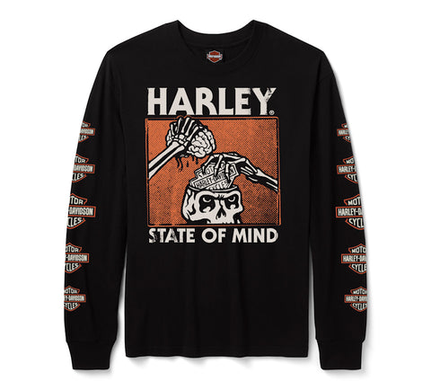 Harley-Davidson Herren-Langarmshirt „HD State of Mind“ 96389-26VM