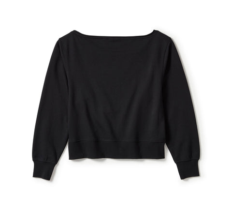 Genuine Harley-Davidson® Women's Chrome Evo Off The Shoulder Crew - Harley Black 96418-25VW