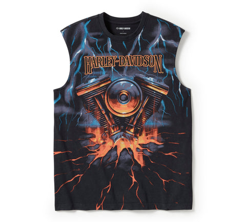 Genuine Harley-Davidson® Men's Evo Lightning Muscle T-shirt 96481-25VM/