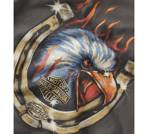 Genuine Harley-Davidson® Men's Dickies x HD Heavyweight Flaming Eagle T-Shirt 96572-25VM