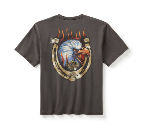 Genuine Harley-Davidson® Men's Dickies x HD Heavyweight Flaming Eagle T-Shirt 96572-25VM