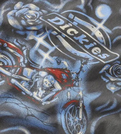 Harley-Davidson x Dickies Damen-T-Shirt Softail Boxy Crop, grau, 96585-25VW