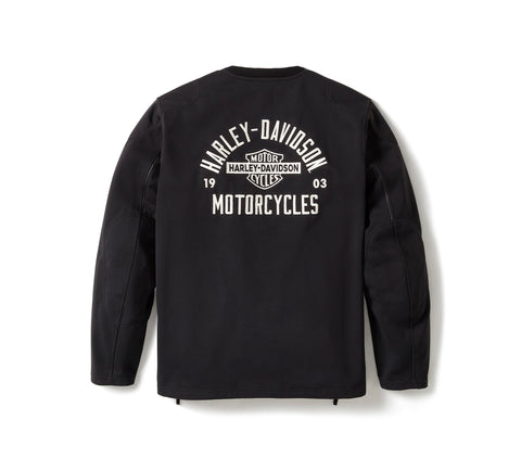 Harley-Davidson 96657-25VM Herren HD® Deflector Fleecejacke - HARLEY SCHWARZ