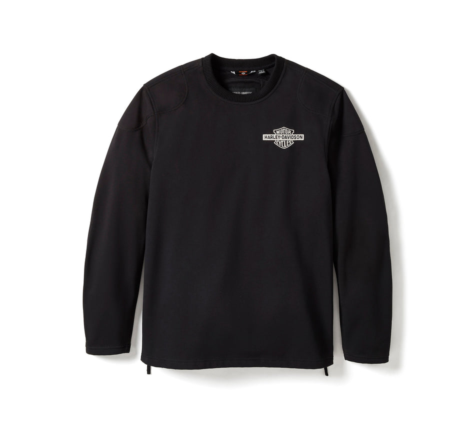 Harley-Davidson 96657-25VM Herren HD® Deflector Fleecejacke - HARLEY SCHWARZ