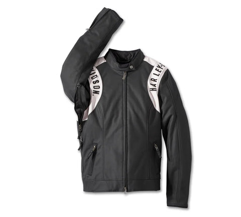 Original Harley-Davidson® Damen-Reitjacke mit Aufdruck zum 120. Jubiläum, 97174-23VW