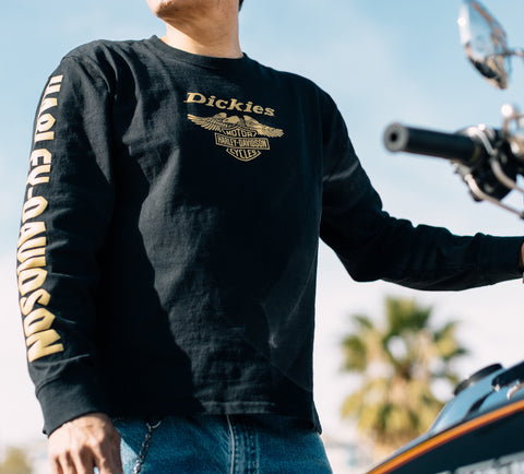 Genuine Harley-Davidson® Men's Dickies x H-D Heavyweight Long Sleeve Eagle Top 97427-25VM