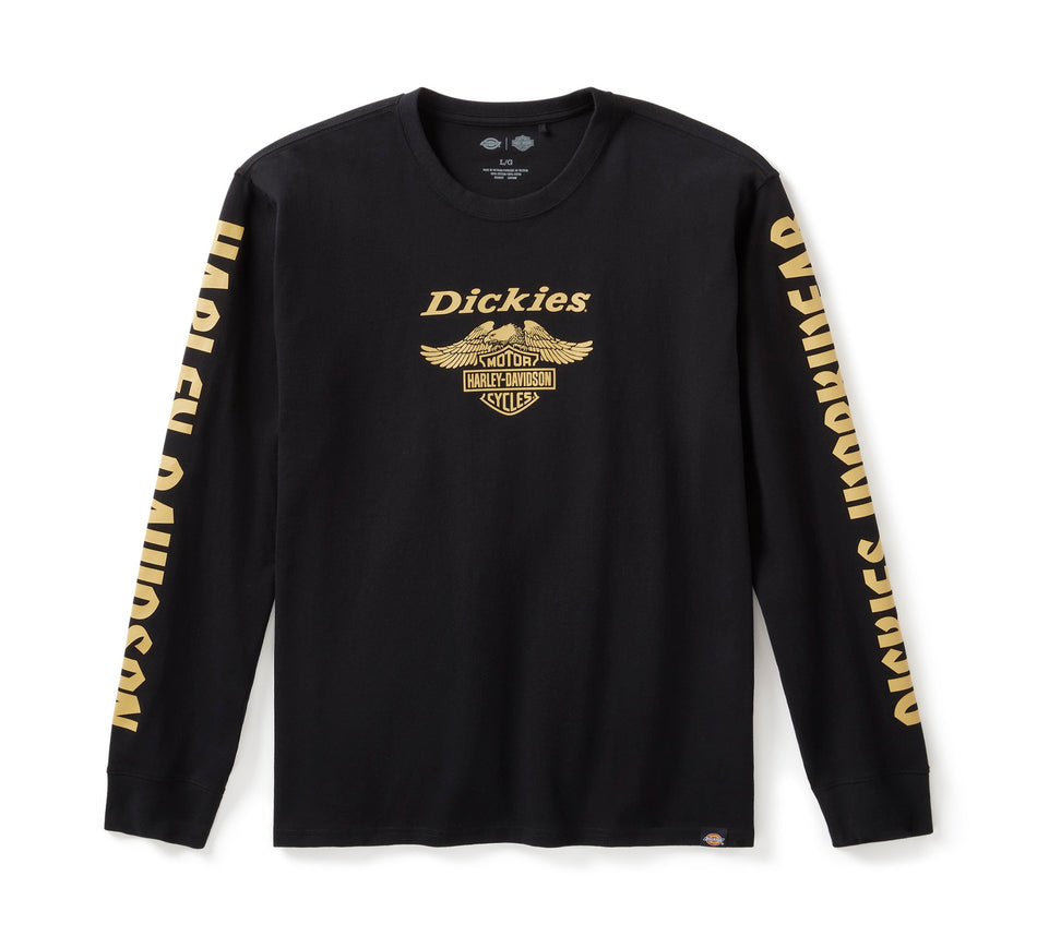 Original Harley-Davidson® Herren Dickies x HD Heavyweight Langarmshirt mit Adler-Print 97427-25VM