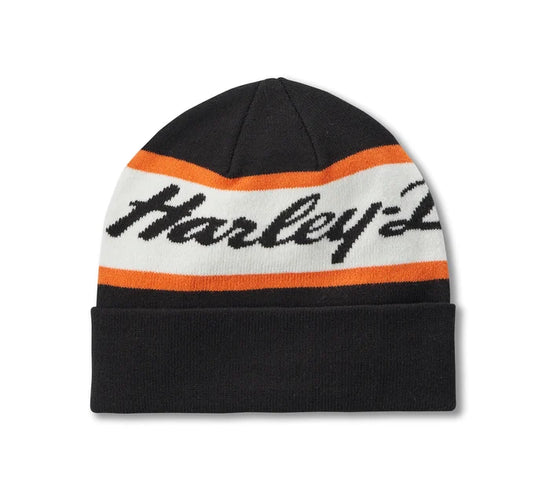 Original Harley-Davidson® HD Script Beanie - Harley Schwarz 97630-25VM