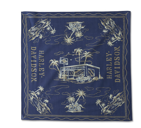 Original Harley-Davidson® Aloha Blue Bandana 97807-23VM