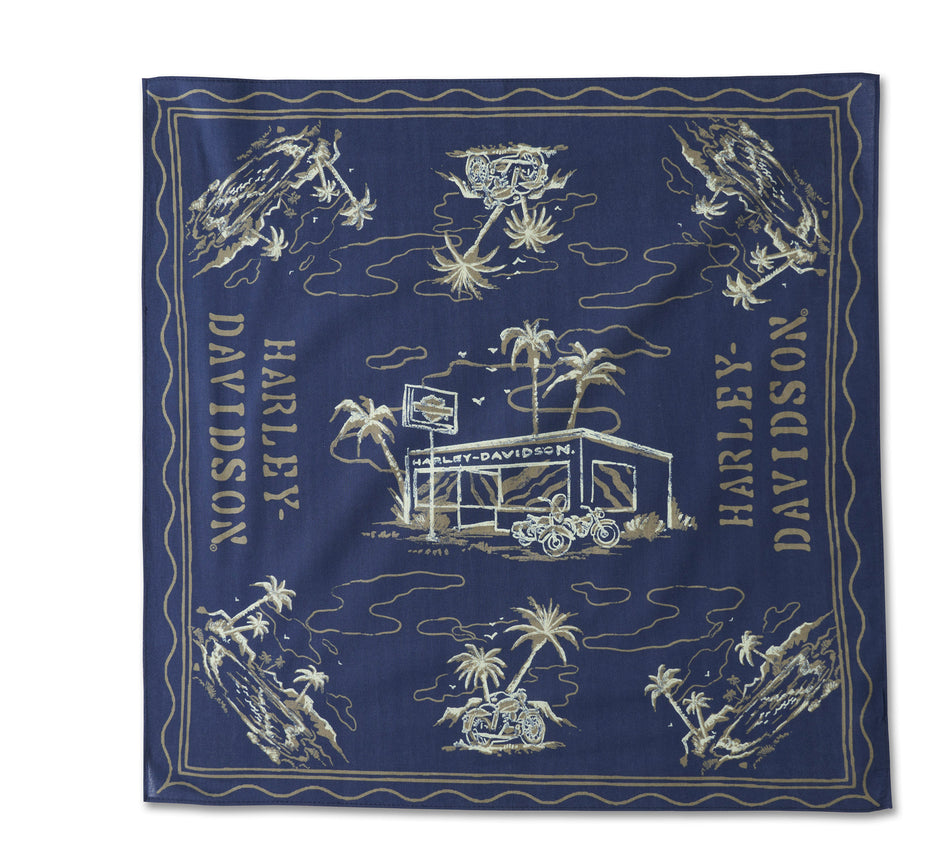Original Harley-Davidson® Aloha Blue Bandana 97807-23VM