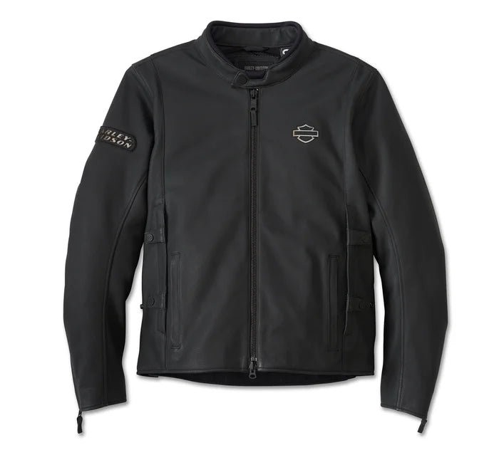 Original Harley-Davidson® Herren-Lederjacke Paradigm Triple Vent System™ 2.0 – Black Beauty 98002-24VM 
