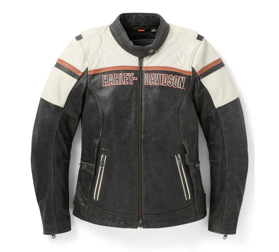98003-26VW Harley-Davidson Miss Enthusiast Leather Jacket