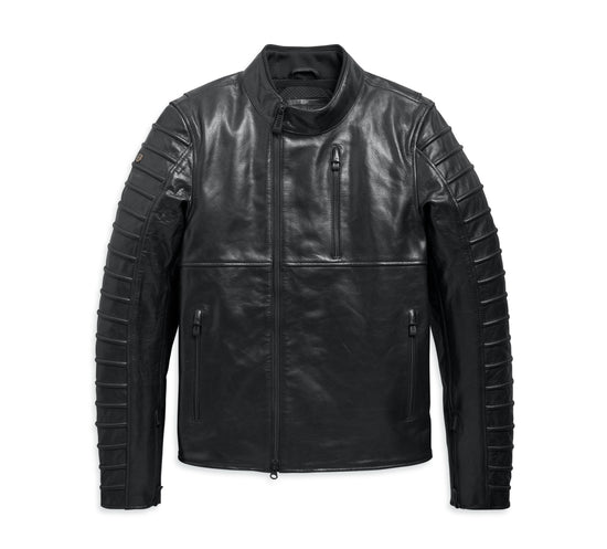 Harley Davidson, Herren-Lederjacke Ozello mit Perforation - 98006-20EM