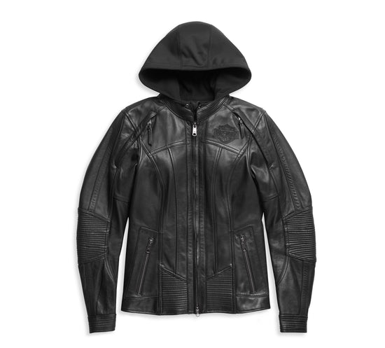 Original Harley-Davidson® Damen-Lederjacke Auroral II 3-in-1 98011-21EW
