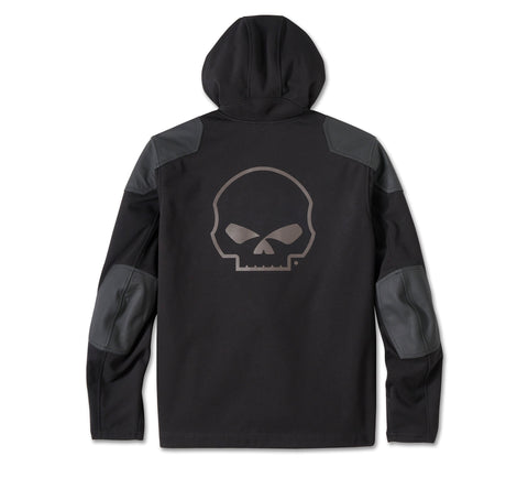 Original Harley-Davidson® Willie G Skull Graphic Deflector 2.0 Kapuzen-Fahrfleece 98101-25VM