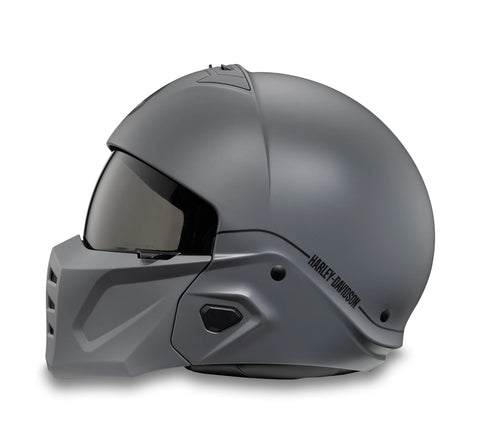 Original Harley-Davidson® Pilot II 2-in-1-Helm – Matt Gunship Grey 98119-24EX 