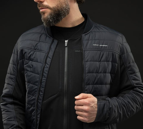 Harley-Davidson Men's Flex Layering System Lightweight Mid Layer 98128-23VM