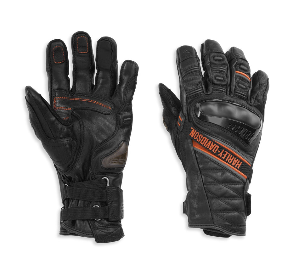 Original Harley-Davidson® Herren-Handschuhe, wasserdicht, Modell Passage Adventure Gauntlet, 98182-21VM