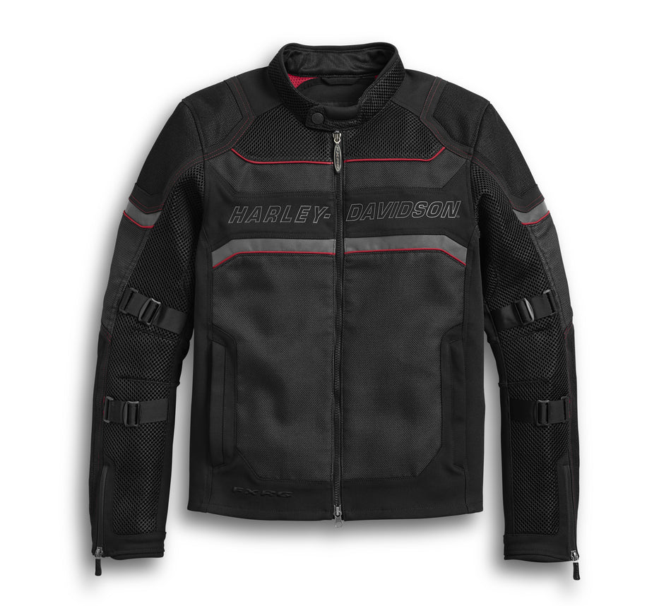 Harley-Davidson Herren FXRG Mesh Slim Fit Motorradjacke - 98389-19EM