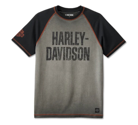 Original Harley-Davidson ® Iron Bar Raglan-T-Shirt für Herren 99187-24VM