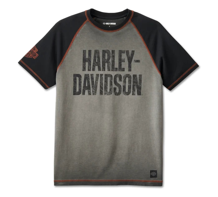 Original Harley-Davidson ® Iron Bar Raglan-T-Shirt für Herren 99187-24VM