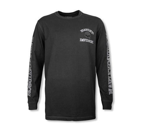 Genuine Harley-Davidson® Willie G ™ Skull Long Sleeve Top - Harley Black 99253-25VM
