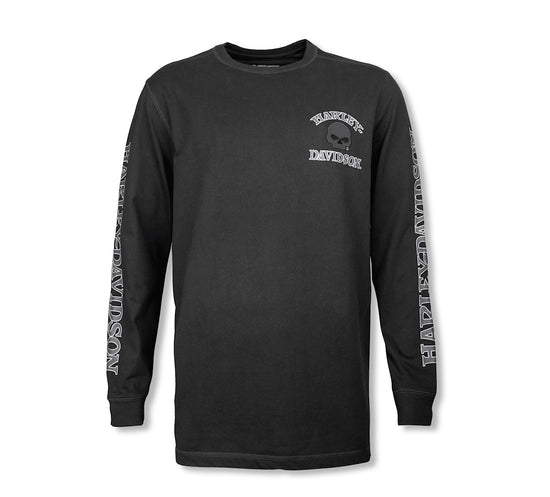 Original Harley-Davidson® Willie G™ Skull Langarmshirt – Harley Schwarz 99253-25VM 