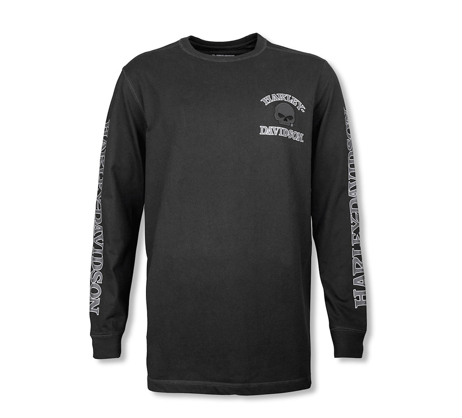 Original Harley-Davidson® Willie G™ Skull Langarmshirt – Harley Schwarz 99253-25VM 